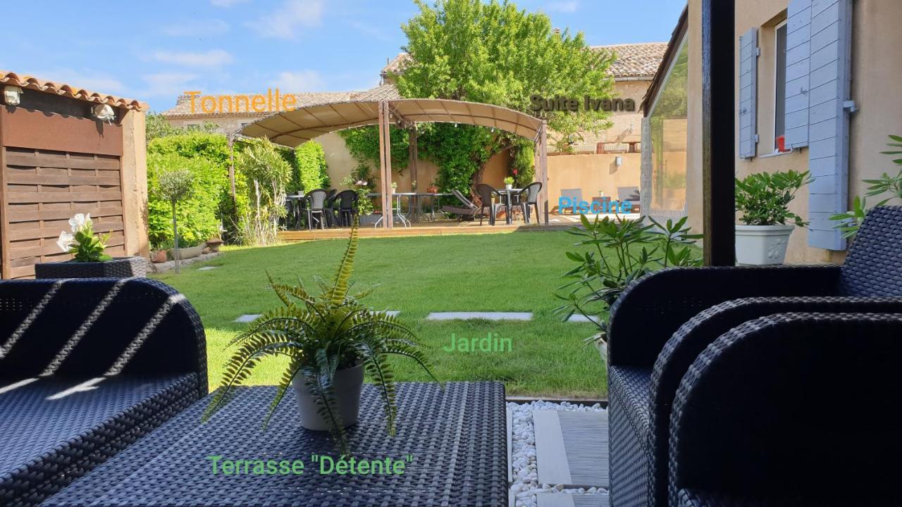 Le Jardin D'Ivana Chambres D'Hotes B&B Avec Piscine Chauffee Oppède Exteriér fotografie